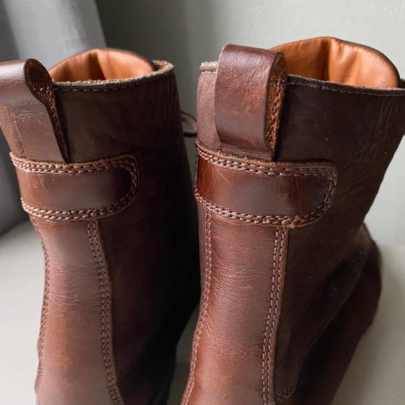 Cole Haan Country Brown Leather Lace Up Boots, Women's Size 8.5 Nr - Picture 6 of 15